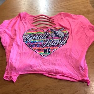 Miami Island Pink Crop Top